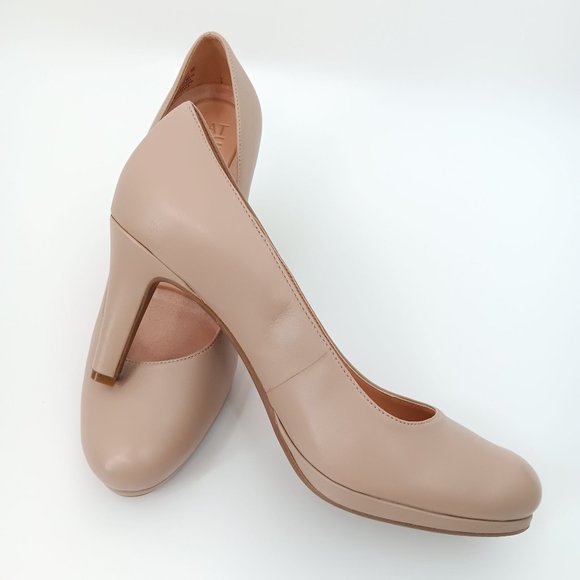 NATURALIZER MICHELLE WOMENS IVORY HEELS SIZE 8M - Picture 2 of 14